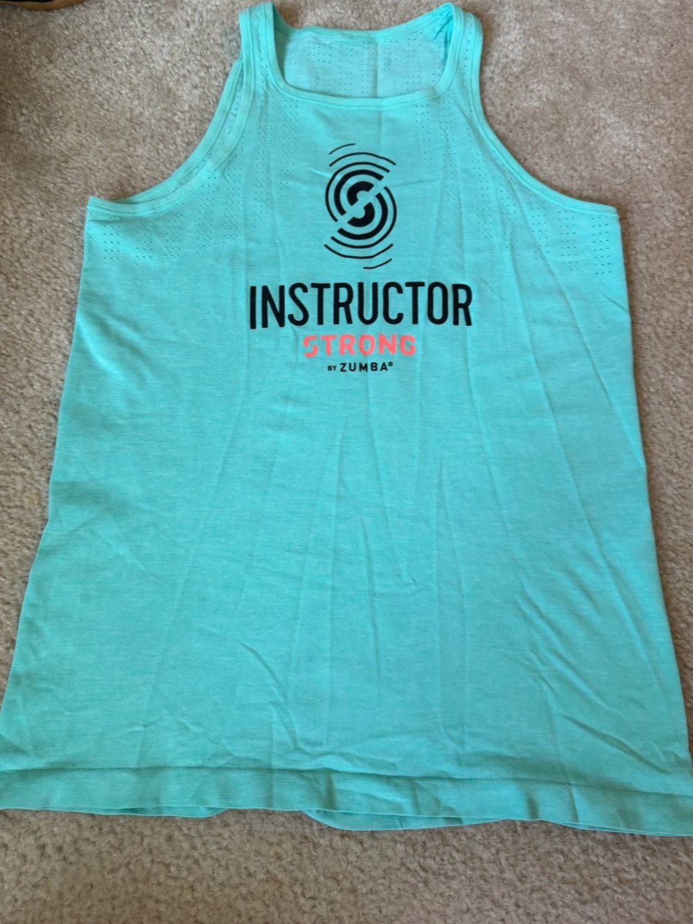 Zumba Fitness Turquoise "Instructor Strong" Tank Top